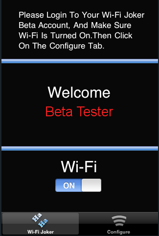 WiFi Joker – Aplicación