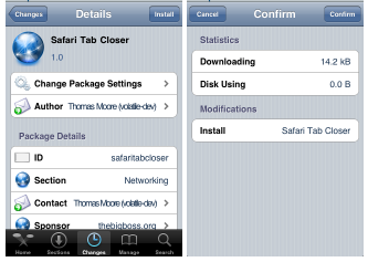 Safari Tab Closer 1.0 Cydia