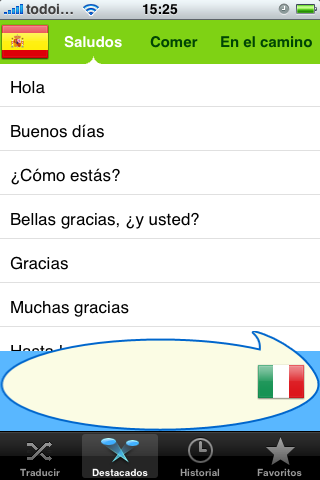 iPocket Translator – Aplicación