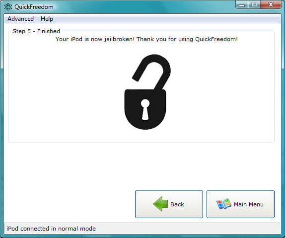 Quick Freedom, Jailbreak para iPod Touch 2G – Tutorial