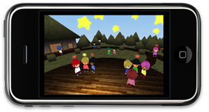 Sparkle 3D Mundo Virtual y 3D para el iPhone 3G