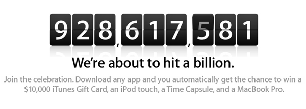 Apple celebra los mil millones