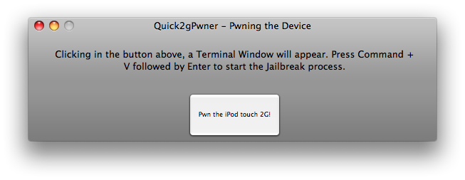 Guía: Jailbreak iPod Touch 2G con Quick2GPwner Mac