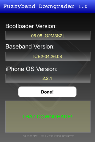 Fuzzyband Downgrader.