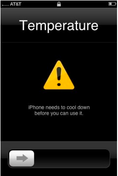 Curiosidad: iPhone demasiado caliente