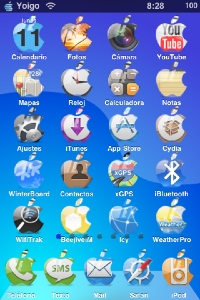 Glass Apple- Theme