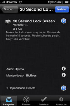20 Seconds Lock Screen.