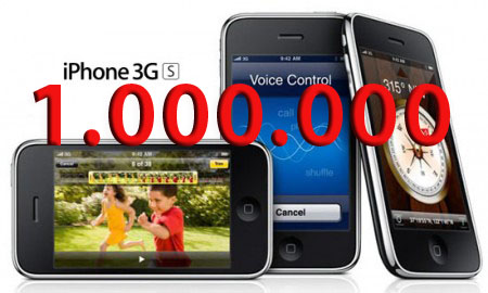 Un millón de iPhone 3GS vendidos en 3 días