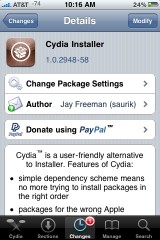 Cydia: Actualización
