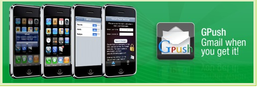 Gmail con push en el iPhone a través de Gpush