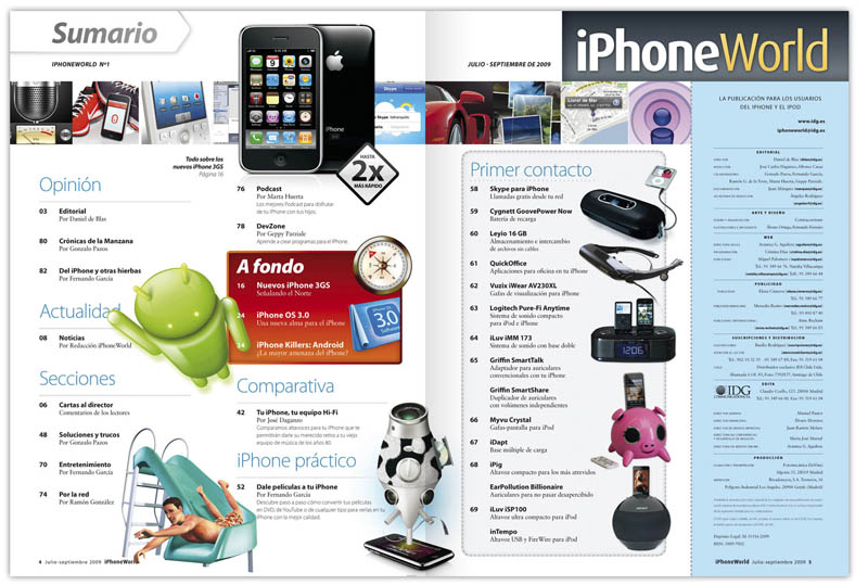 iPhoneWorld, revista dedicada al iPhone.