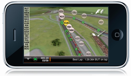 F1 Timing, vive la Formula 1 en tu iPhone!!