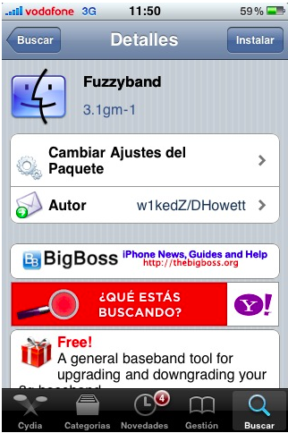 Fuzzyband: baja el baseband del iPhone 3G subido a 3.1