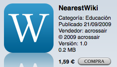 NearestWiki, realidad aumentada y wikipedia juntas