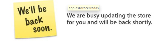 Apple Store cerradas!! Empieza la cuenta atrás!!