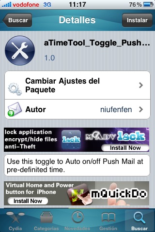aTimeTool_Toggle_Push, configura las notificaciones Push