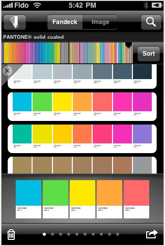 myPantone para iPhone.