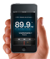 iPhone con radio incorporada ?