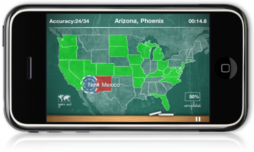 Geomaster, aprende geografía jugando con tu iPhone