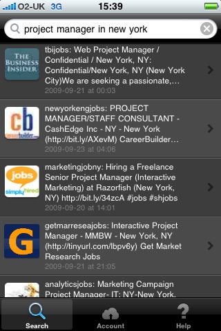 Real-Time Jobs en iPhone