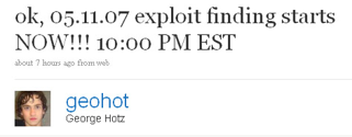 GeoHot ahora va a por el exploit para la baseband 05.11.07