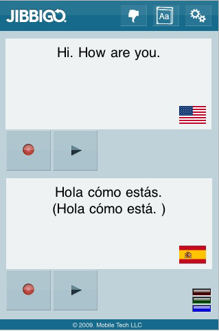 Jibbigo, un traductor a tiempo real en tu iPhone