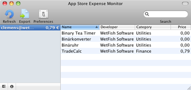 App Store Expense Monitor, controla tus gastos en la AppStore (sólo para Mac).