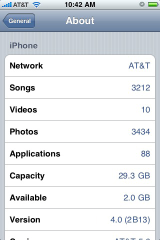 Primeros detalles de la versión OS 4.0 del iPhone