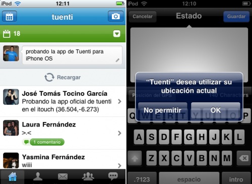 Tuenti en el iPhone