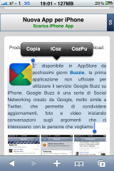 iCoz: de texto a voz gracias a Action Menu (solo 3GS)