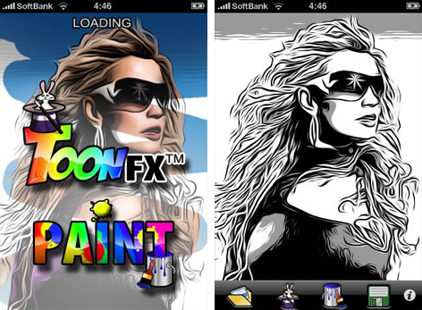 ToonPaint, convierte tus fotos en caricaturas.