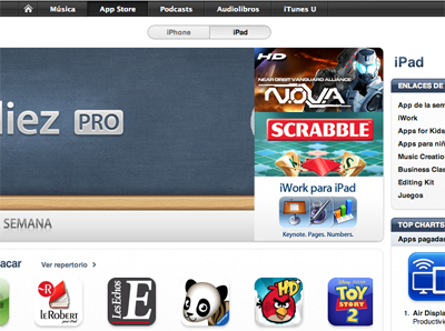 Por fin el AppStore se actualiza para la llegada del iPad