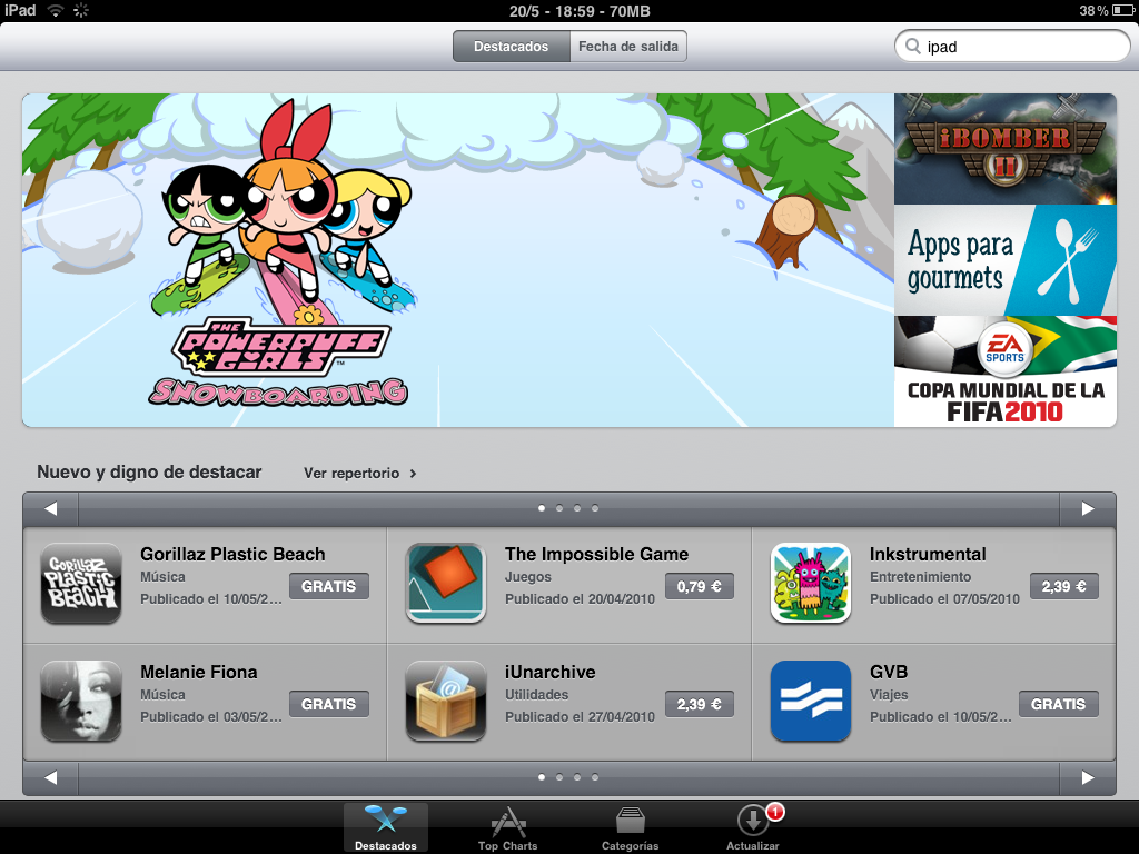 App Store Disponible Desde iPad