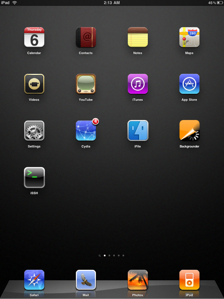 Winterboard ya se puede instalar en el iPad