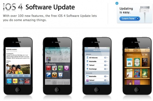 Lunes nuevo firmware 4.0.1 para resolver los problemas del iPhone  4 y 3GS