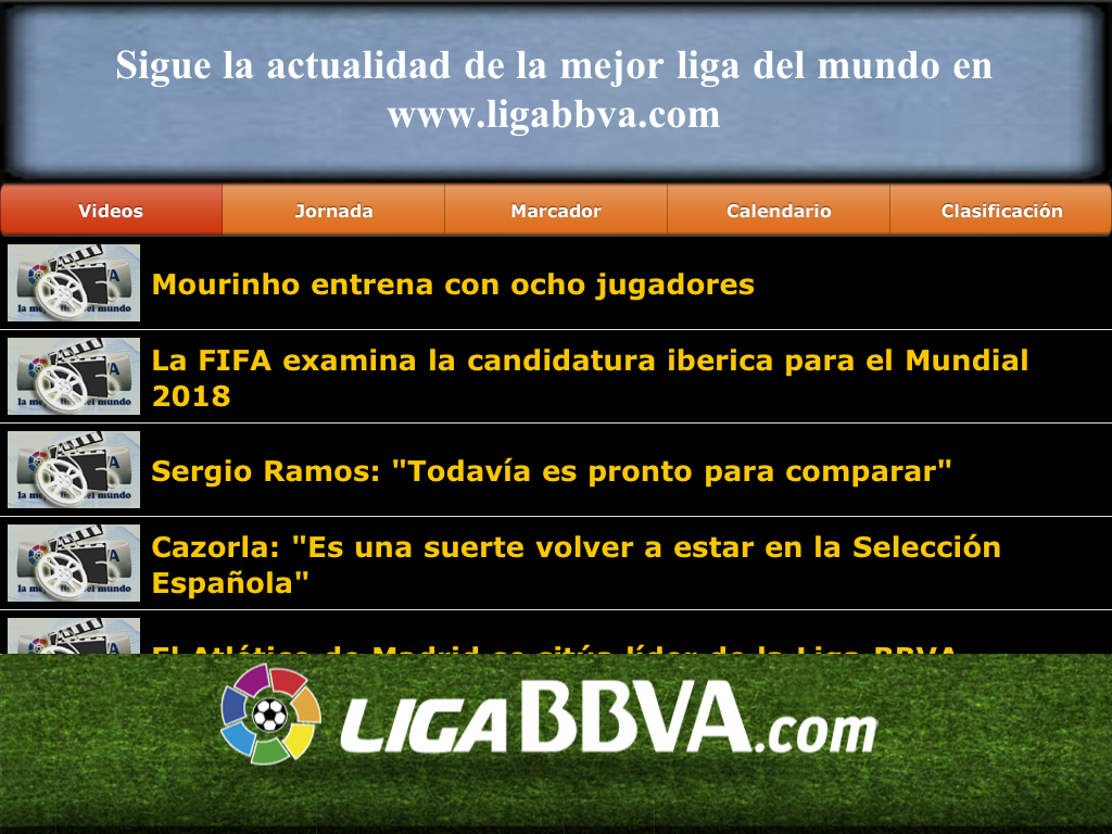 LigaBBVA, Toda La Información De La Liga