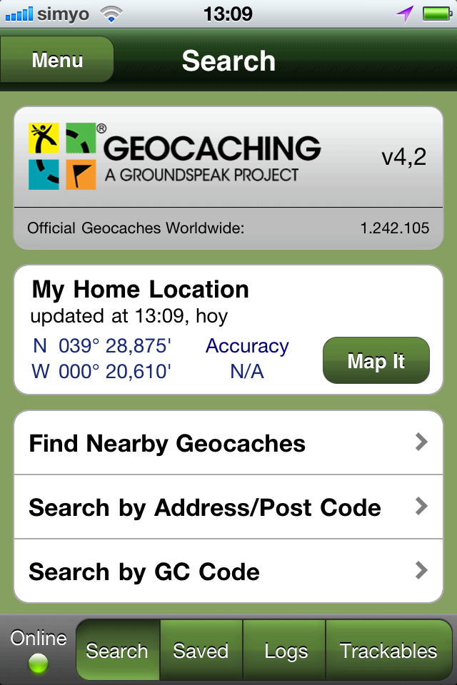 Geocaching 4.2: Ahora con retina display !
