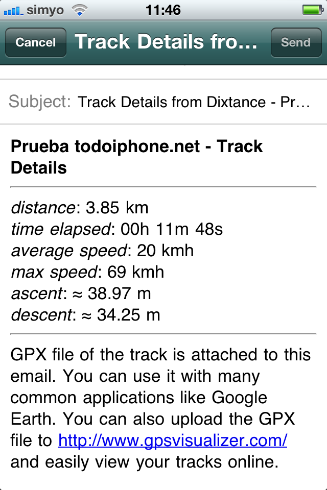 Dixtance: GPS Tracking muy básico.