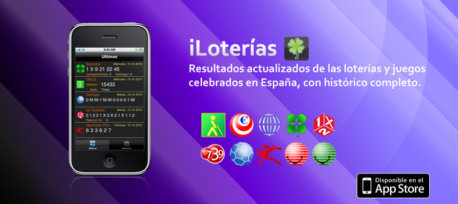 Sorteo códigos de descarga para iLoterias