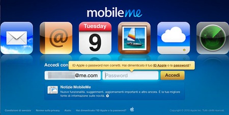 ¿Tienes problemas con tu contraseña para acceder a MobileMe?