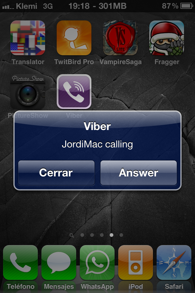 Viber, llamadas gratis con 3G o Wifi.