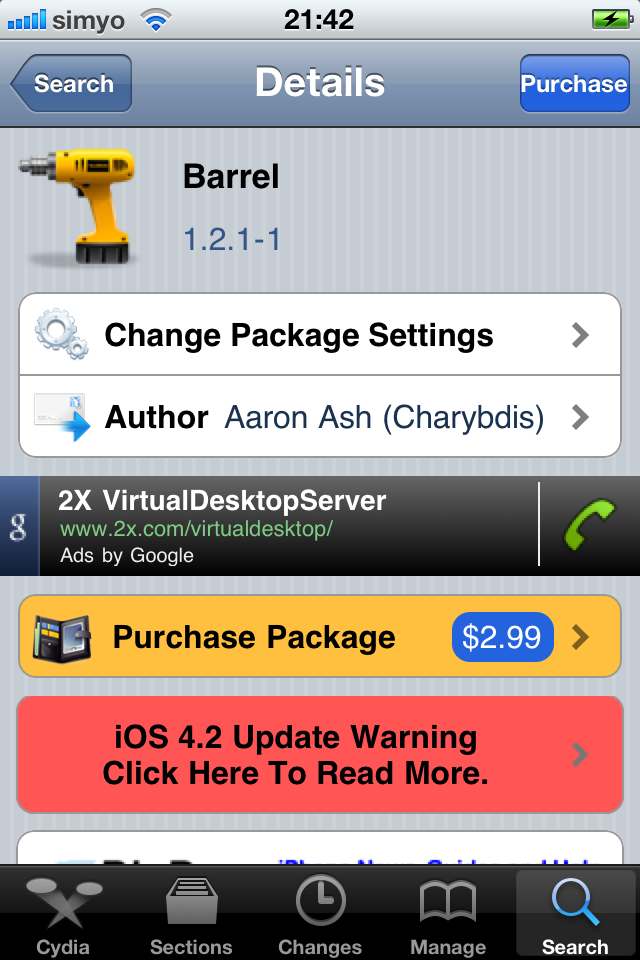 [Cydia] Barrel con 3D