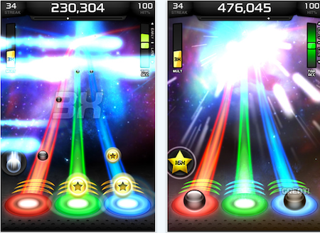 Tap Tap Revenge 4 disponible en el AppStore