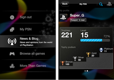 Ya está disponible la aplicación oficial de Playstation en el AppStore