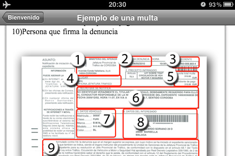 iMultas, una aplicación que nos ayuda a recurrir multas de tráfico.