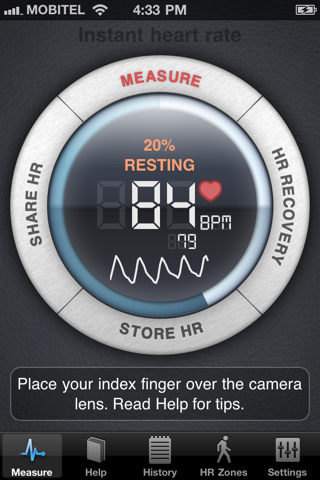 Instant Heart Rate convierte tu iPhone en un pulsímetro