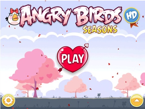 Angry Birds Seasons HD se actualiza: San Valentín