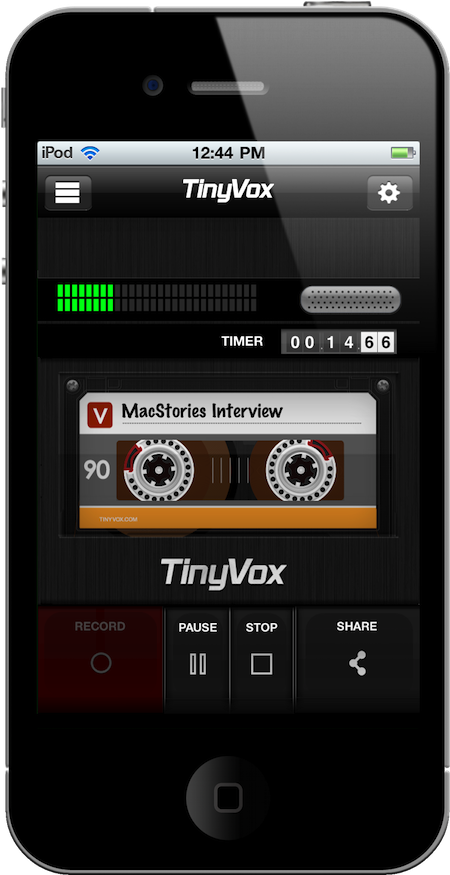 TinyVox, la grabadora de voz social