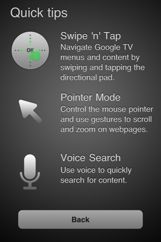 Google TV remote