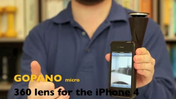 GoPano Micro, Graba a 360º en iphone 4